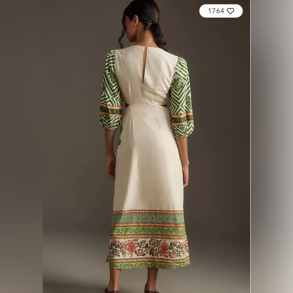 Farm Rio x Anthropologie Palm Midi Dress - Picture 7 of 8